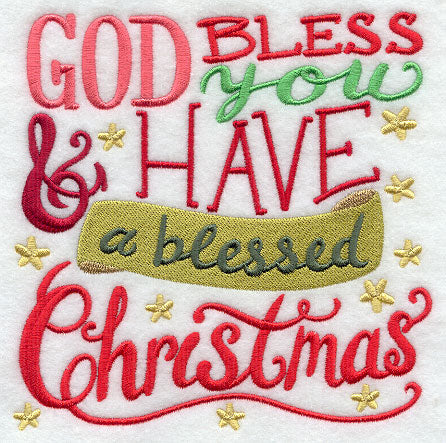 God Bless You and Have a Blessed Christmas