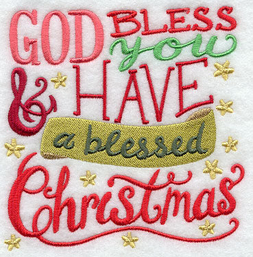 God Bless You and Have a Blessed Christmas