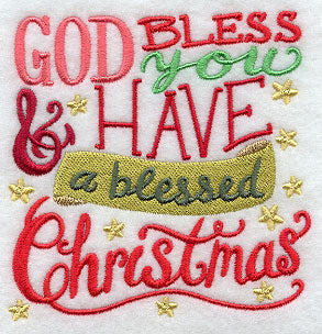 God Bless You and Have a Blessed Christmas