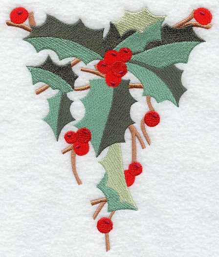 Christmas Bunting - Holly