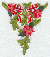 Christmas Bunting - Mistletoe & Poinsettia