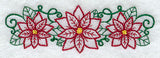 Lovely and Light Poinsettia Border