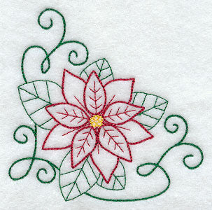 Lovely and Light Poinsettia Corner