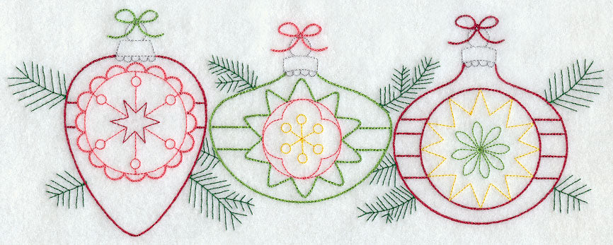 Festive Ornament Border
