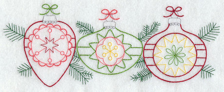 Festive Ornament Border