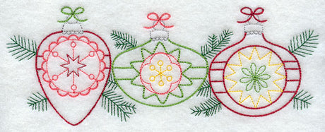Festive Ornament Border