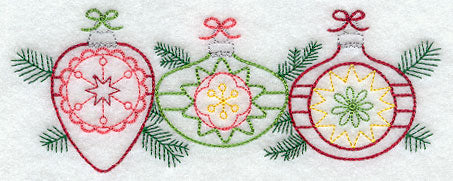 Festive Ornament Border