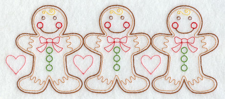 Gingerbread Cookie Love Border