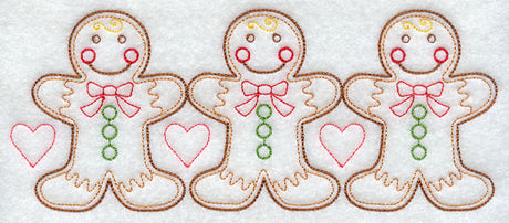 Gingerbread Cookie Love Border