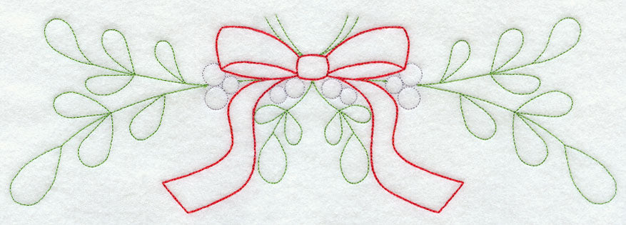 Merry Mistletoe Border