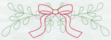 Merry Mistletoe Border