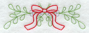Merry Mistletoe Border