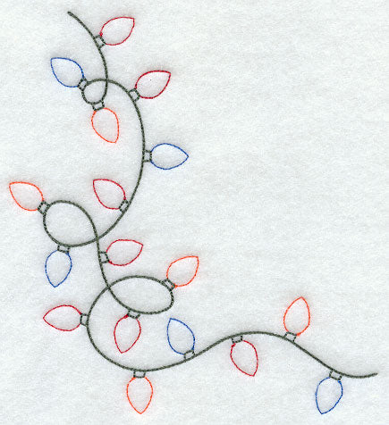 Festive Christmas Lights Corner