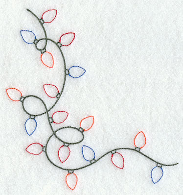 Festive Christmas Lights Corner