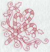 Merry Christmas Corner (Redwork)