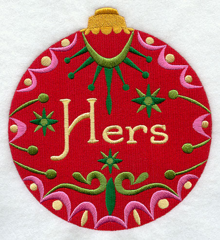 Festive Ornament - Hers