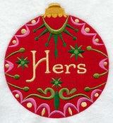 Festive Ornament - Hers