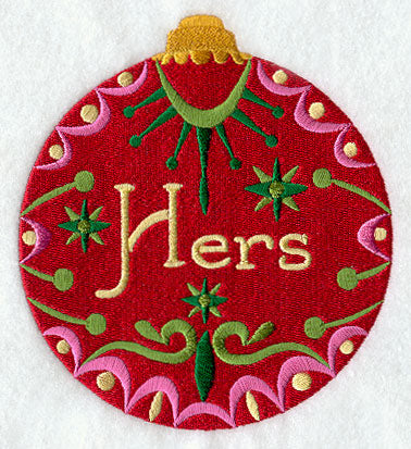 Festive Ornament - Hers