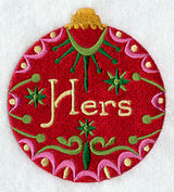 Festive Ornament - Hers