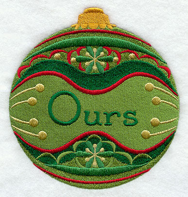 Festive Ornament - Ours
