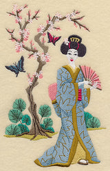 Geisha and Butterflies - Geisha