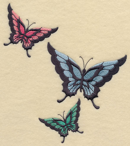 Geisha and Butterflies - Butterflies