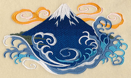 Whirling Waves - Mount Fuji