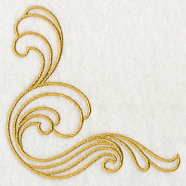 Sashiko Waves Corner