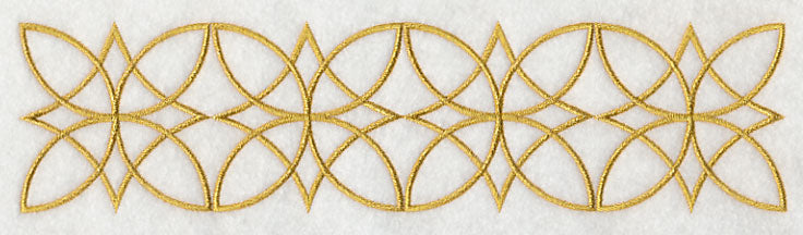 Sashiko Diamonds Border