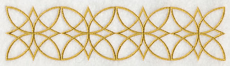 Sashiko Diamonds Border