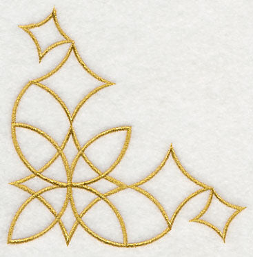 Sashiko Diamonds Corner