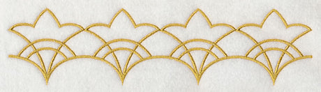 Sashiko Scalloped Border