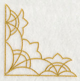 Sashiko Scalloped Corner