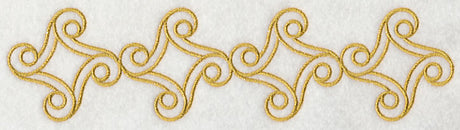 Sashiko Swirls Border