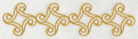 Sashiko Swirls Border