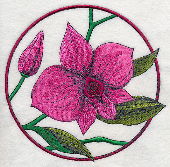 Elegant Flower Circle - Cooktown Orchid