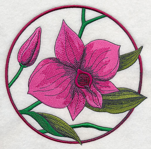 Elegant Flower Circle - Cooktown Orchid