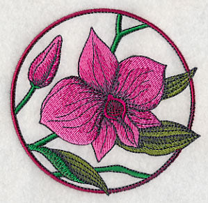 Elegant Flower Circle - Cooktown Orchid