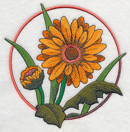 Elegant Flower Circle - Gerbera Daisy