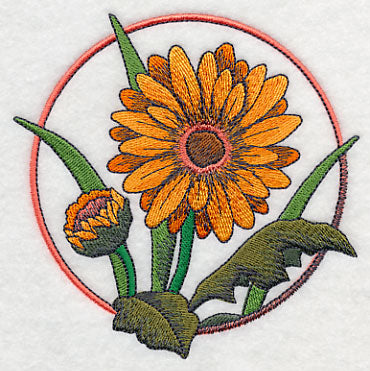 Elegant Flower Circle - Gerbera Daisy