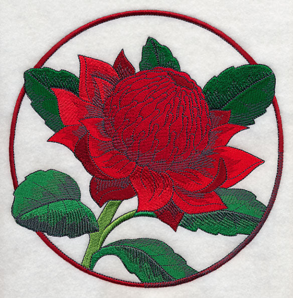 Elegant Flower Circle - Waratah