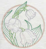 Elegant Flower Circle - Lily of the Valley (Vintage)