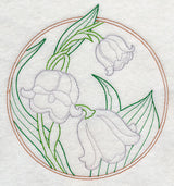 Elegant Flower Circle - Lily of the Valley (Vintage)