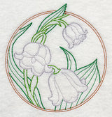 Elegant Flower Circle - Lily of the Valley (Vintage)