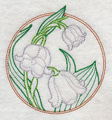 Elegant Flower Circle - Lily of the Valley (Vintage)