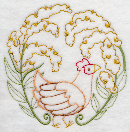 Hay Field Hen (Vintage)