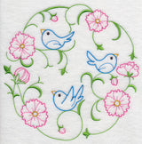 Bluebirds in the Cosmos (Vintage)