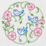 Bluebirds in the Cosmos (Vintage)