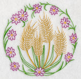 Wheat and Flowers (Vintage)