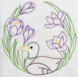 Duck and Flowers (Vintage)